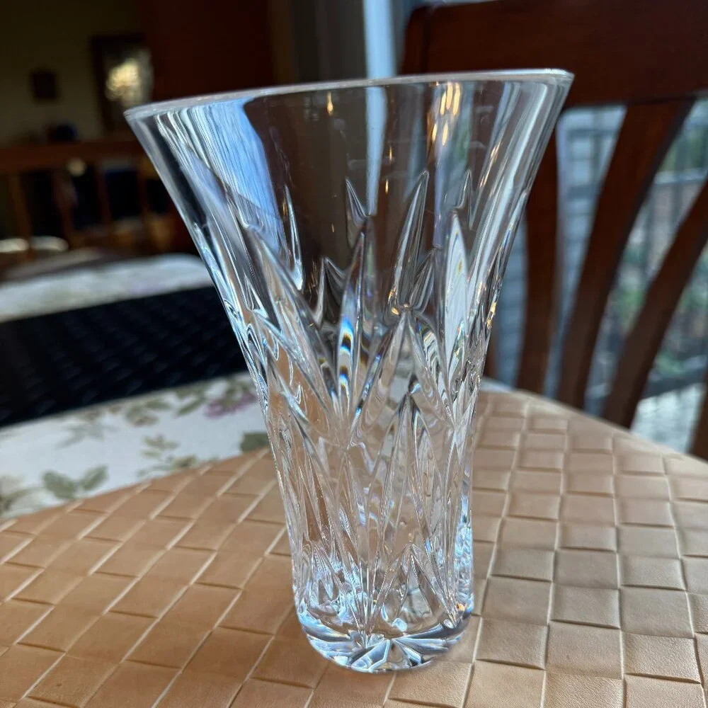 Waterford Crystal Cut Glass Medium Size Vase 6